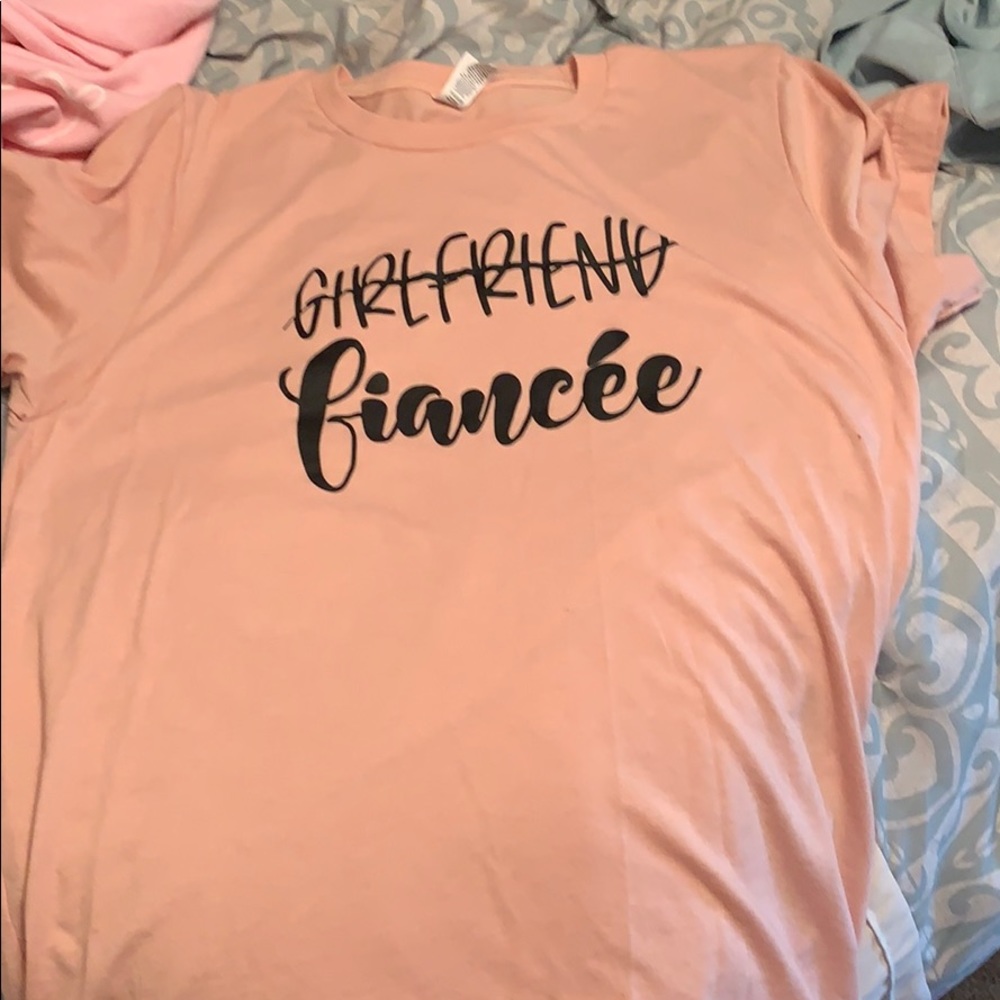 Bella Canvas peach tshirt